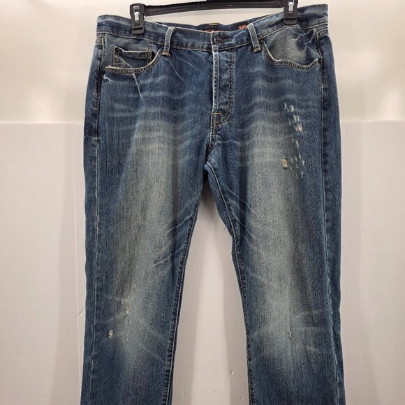 Ed Hardy by Christian Audigier Jeans Men's Vintage Jeans Big Logo Y2k 38x34 - Picture 2 of 16